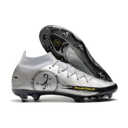 fodboldstøvler Nike Phantom Generative Texture Elite DF FG Scorpion Sølv Sort_1.jpg